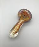 3.5" Glass Hand Pipes Pink Ladies Collectible Tobacco Smoking Bowl