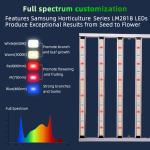 IP55 Foldable LED Grow Lights For Seedlings LED Grow Light Full Spectrum 1000W