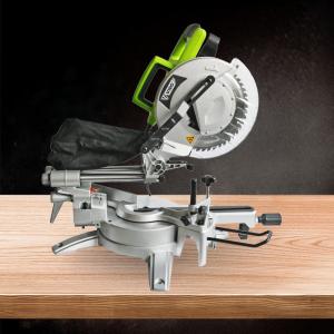 Wholesale 1800W Laser Sliding drop chop angle compound Miter Saw Bench Top Woodworking Tools from china suppliers