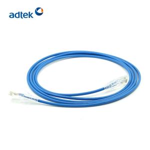 Wholesale Ethernet Copper Patch Cord Blue Cat5e Mini Ethernet Cable T568A / T568B from china suppliers