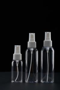 Wholesale Empty Round Shape Transparent Spray Bottle For Hairstyle 100ml from china suppliers