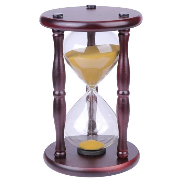 2 hour 5 30 minut wooden desktop hourglass timer pendulum home office desktop