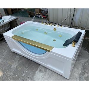 Wholesale One Adult Person Fiberglass Jacuzzi Bathtub Bathroom Corner Whirlpool Massage from china suppliers