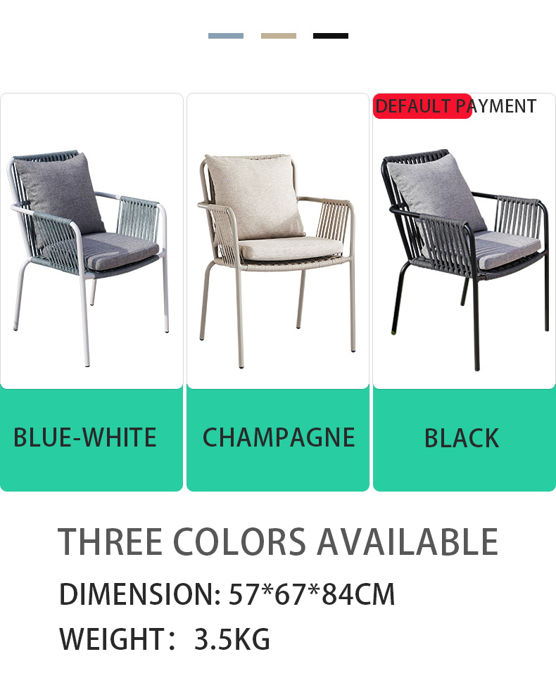 Garden Balcony Rattan Chair Sturdy And Durable For Outdoor In Resort Furniture