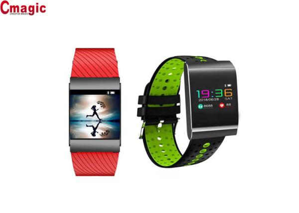 Cmagic Smart Bracelet Bluetooth Smart Band Red Color Heart Rate Real Time