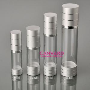 Wholesale Airless pumps with silver ring 15ml,30ml,50ml,100ml from china suppliers