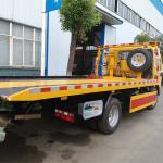 Foton 2 Tons Flatbed Wrecker Tow Truck For Road Rescue Dimensions 5995X2300X2300