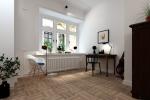 PVC Self Adhesive Wood Puzzle Square Bathroom Floor Tile Kitchen