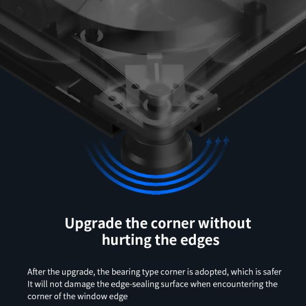 US Plug Rise Exterior Window Cleaning Robot with Remote Control and 500mAn Lithium Battery