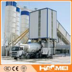 90m3/h wet twin shafts mixer concrete batching plant price