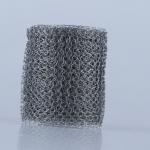 Durable 316L Stainless Steel Knitted Wire Mesh Flattened And Ginning