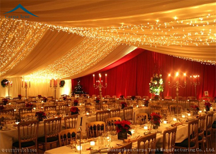 Weather Proof Frame Garden Party Tent Flexible And Luxurious Wedding Marquee