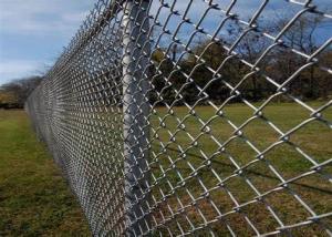 Wholesale Hot Dip Galvanized PVC Coated Wire Mesh Diamond Hole Cyclone Fence from china suppliers