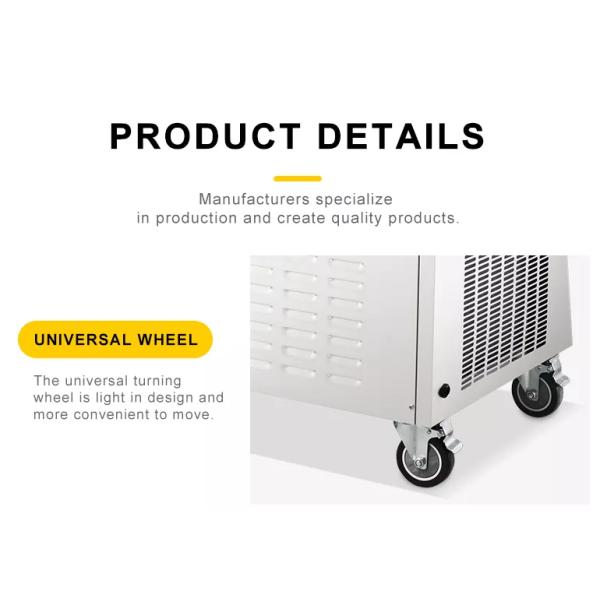 Commercial Fried Ice Cream Roll Maker Machine Double Pans