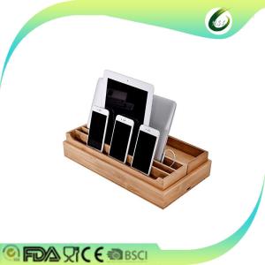 Wholesale Multiple use wooden phone holder for mobile phone bamboo holder stand from china suppliers