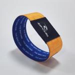 Multi - Color Soft Elastic Woven Fabric Rfid Chip Wristband Bracelet Read And