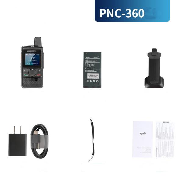 MSTAR PNC-360 Black 4G POC Walkie Talkie 5000km Range IP54 Waterproof