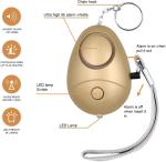 SOS Keychain 140DB 110mA Super Cute Personal Safety Alarm For Elderly Women Men