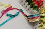 Single Face Stitched Grosgrain Ribbon Environmental Friendly Material