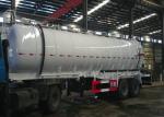 2 Axles Sewer Vacuum Suction Semi Trailer For Off Road And Oil Field Operation