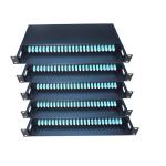 1U 19 Inch Fiber Optic Termination Panel 48 Core MPO/MTP Rack Mounting For FTTH