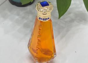 Wholesale Customized Blue Diamond Zamak Perfume Caps Luxury Metal Perfume Bottle Lids from china suppliers