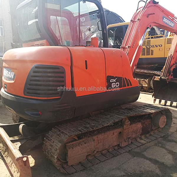 Used hydraulic crawler Doosan 60 digger excavator /second hand DOOSAN 60