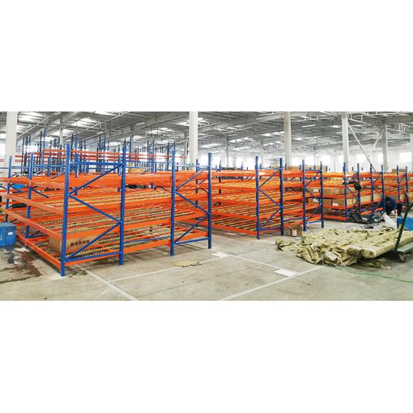 B47: Warehouse Flow Rack for Carton Storage Box Flow Gravity Storage Roller Racking Carton Flow Racking