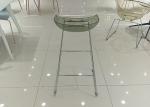 Metal Frame Tall Bar Stool Chairs Transparent 42cm 80cm