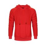 Mens Slim Fit Gym Full Face Zip Hoodie Long Sleeve Customized Logo Printing