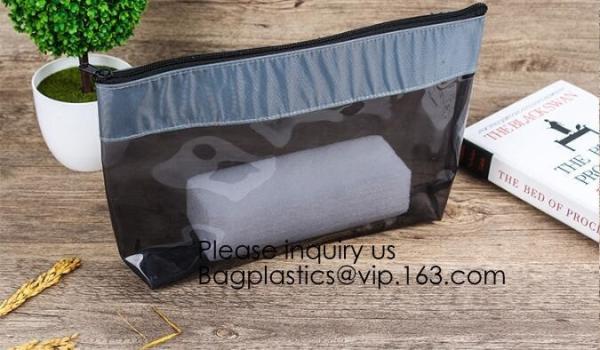 Glitter Makeup Brush Zipper Pouch Holographic PVC Cosmetic Bag,Cosmetic Bag