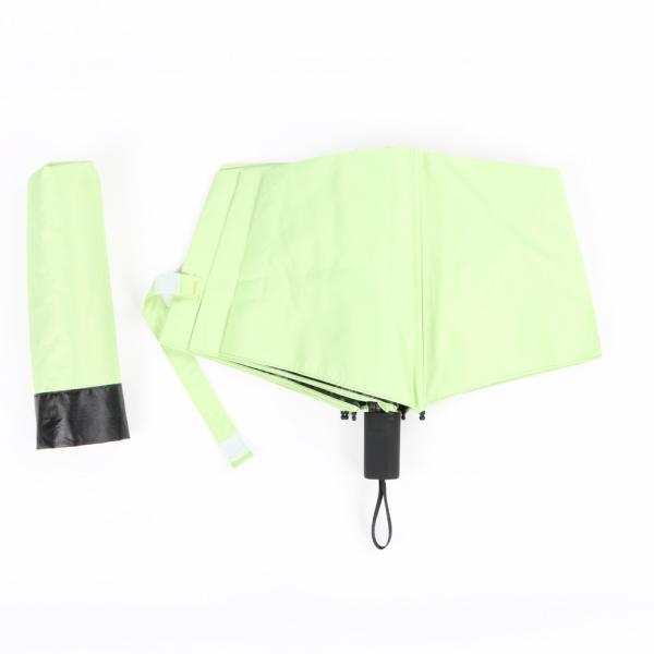 21 inch compact anti-uv uv protection three fold umbrella with sunproof sunshade