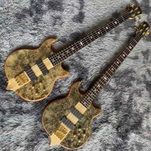 Wholesale Custom Alem Grand Type 4, 5, 6 Strings Neck Through Body Electric Bass Ash Body from china suppliers
