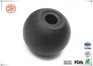 Wholesale Black Customized NBR Solid Rubber Ball 5mm With Hole For Machine from china suppliers