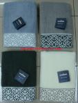 100% cotton jacquard bath towel , yarn dyed , towel set