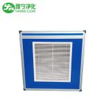 Blue Powder Coating Exhaust Air Unit , Fresh Air Unit / Booster Box Adjustable