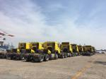 New Seats 6x4 Used Howo Tractor Trucks , Yellow Used Howo Prime Mover
