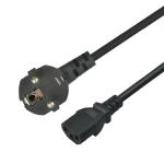 1.5M 1.8M Black EU Power Cable