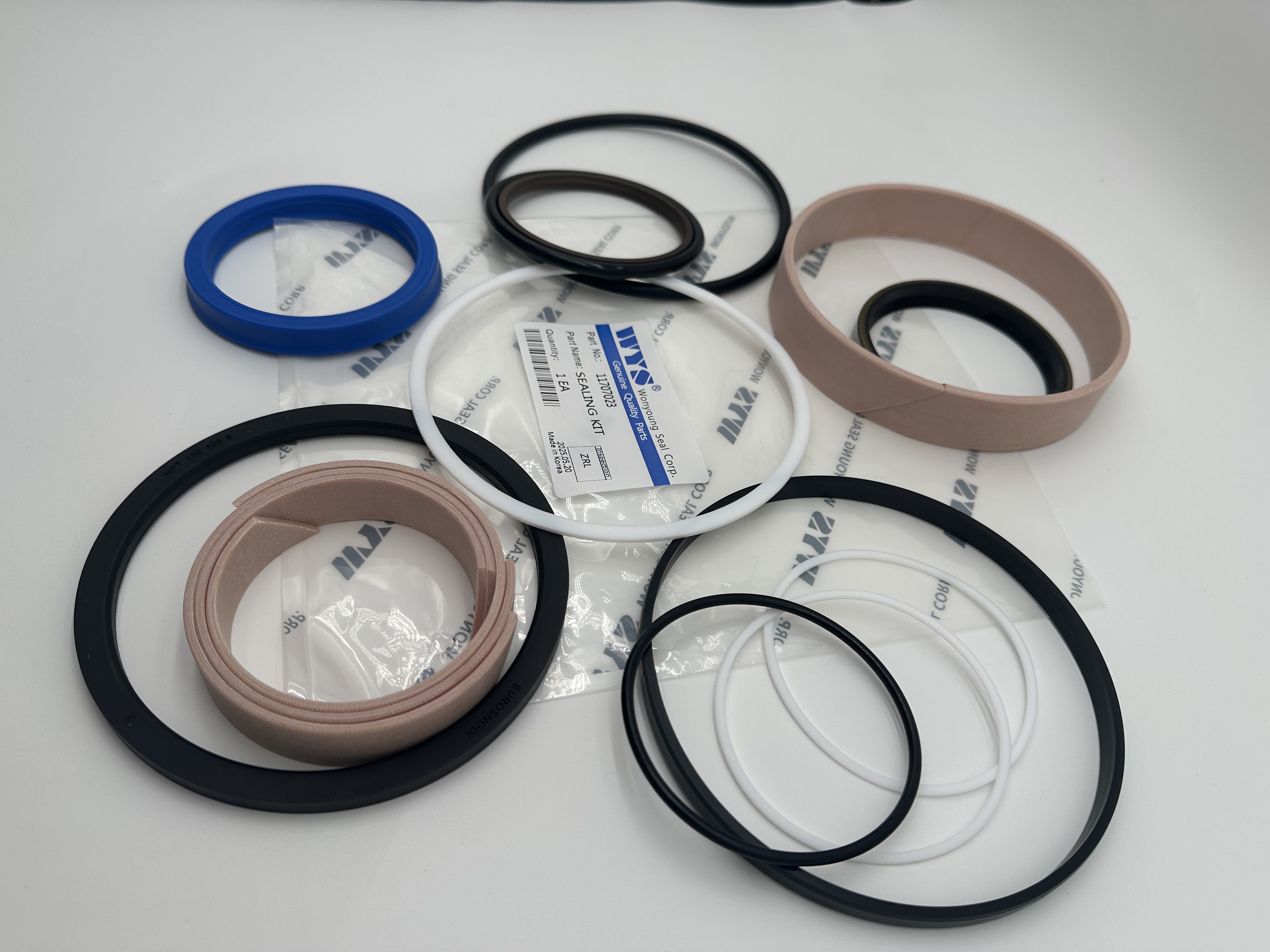 Wys Wonyoung Seal Parts Genuine No.11707023 Caterpillar Komatsu Hydraulic Seal Kit For Excavator Cylinder Repair Construction Machinery Parts