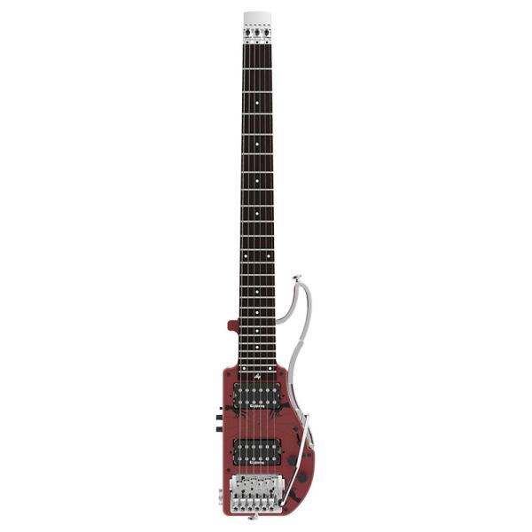 Unique Design Patented Grand Headless Electric Guitar Double Hummbucker Built-in Guitar Effect Ebony Fingerboard and bag