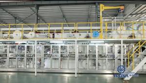 Wholesale ISO9001 380V 50HZ 500PPM Small Scale Diaper Making Machine from china suppliers