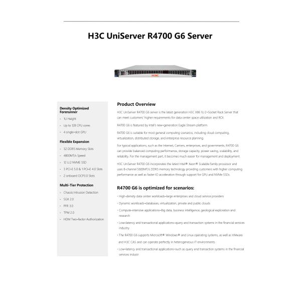 FBWC Supercapacitor Protection for R4700 G6 Server
