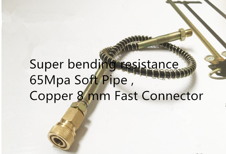 Mini Hand Operated 4500PSI Air Pump For Air Compressor Soft Handle Founded