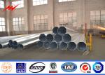 IP65 Tubular Galvanized Steel Pole For 69kv Electrical Transmission Line