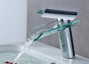 Wholesale Waterfall Wash Basin Bathroom Sink Mixer Counter Mounted ROVATE 607-1 from china suppliers