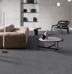 Digital Glaze R9 Cement Look Ceramic Floor Tiles Dark Grey