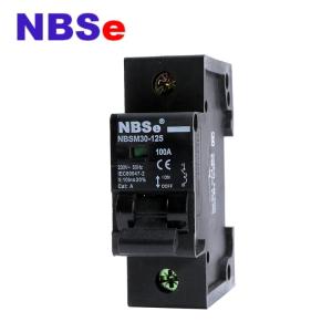 Wholesale NBSM30-125 Series MCB Miniature Circuit Breaker , MCB Switch For AC 1P 100A from china suppliers