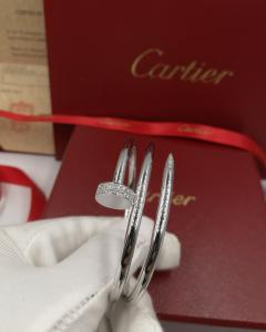 Wholesale 18k White Gold High End Custom Jewelry Juste Un Clou Bracelet With Diamonds from china suppliers