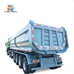 Rear U Shaped 50T Tipper Dump Semi Trailers Truck Utility Trailer Tandem