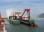 18 Inch 500 Cbm/h Cutter Head Sand Suction Dredging Equipment / Sludge Dredging